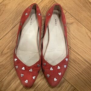 Marc Jacob’s pink suede flats